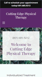 Mobile Screenshot of cuttingedgephysicaltherapyutah.com